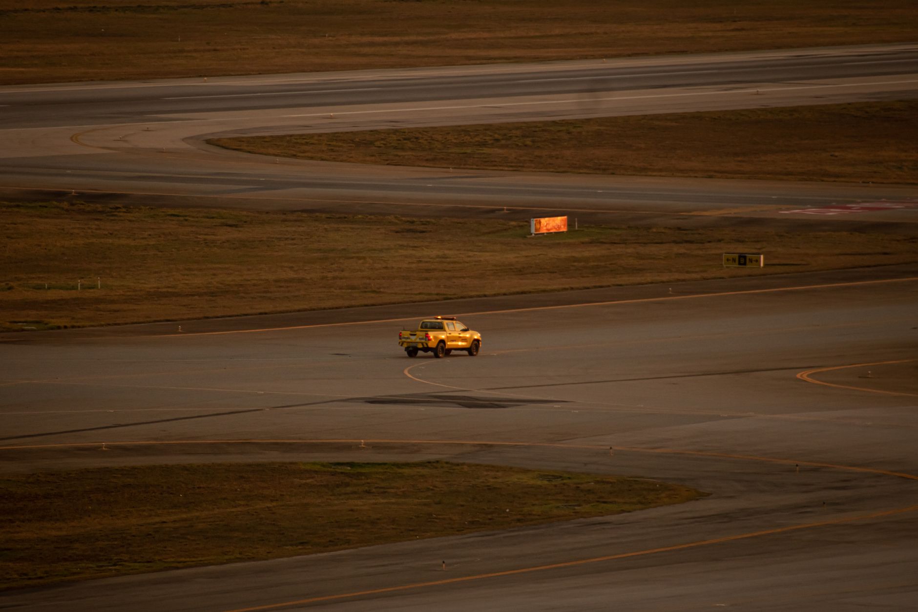 Airport runway and apron, representative of Dholera International Airport